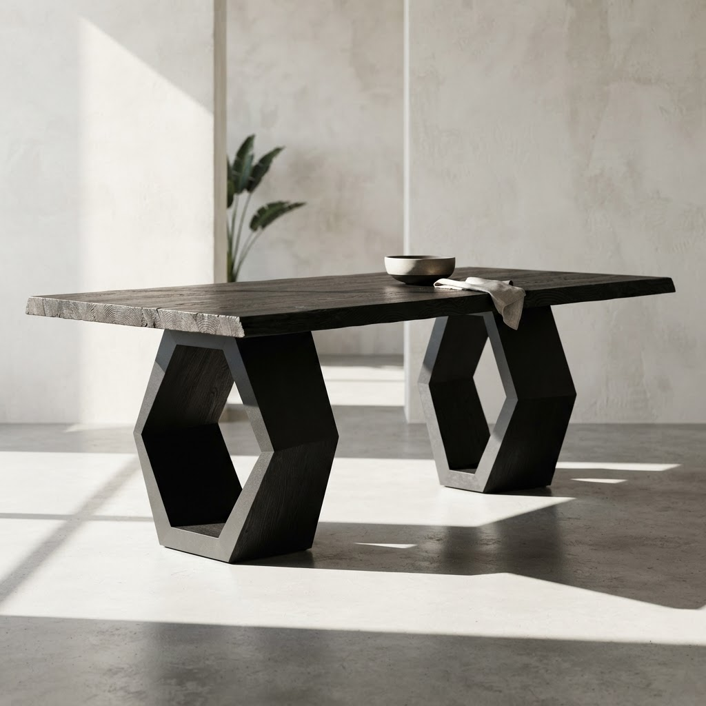 Beam Oak Dining Table